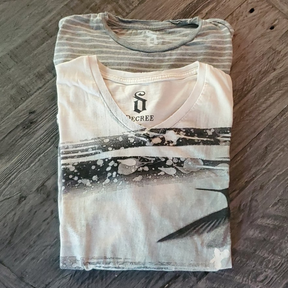 Bundle of 2 Decree T shirts